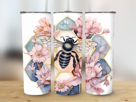 20oz Skinny Tumbler Wrap Golden Biene Review