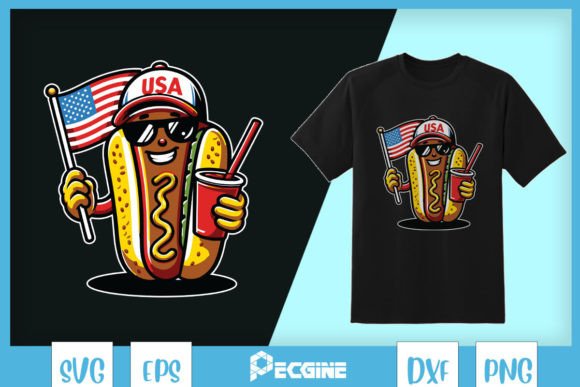 4th of July Hotdog Funny SVG Review