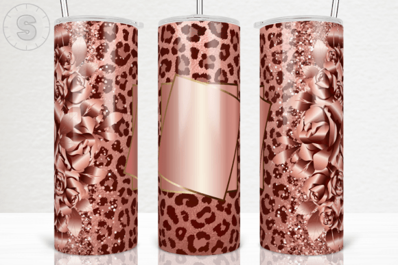 Add Your Text Rose Leopard Tumbler Wrap Review