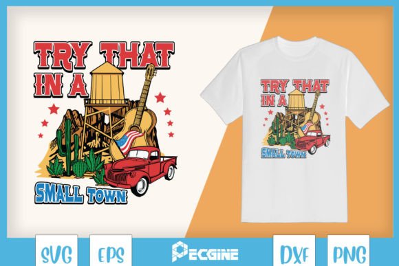 Country Music A Small Town SVG Review