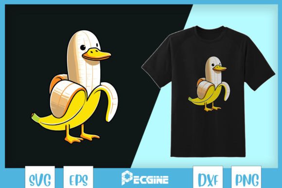 Funny Cute Banana Duck SVG Review