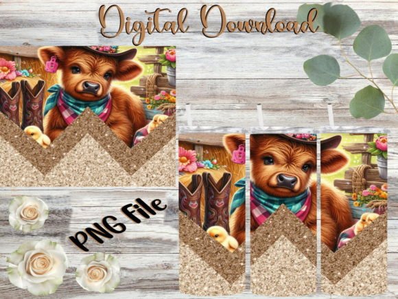 Highland Cow Tumbler Embroidery Design Review