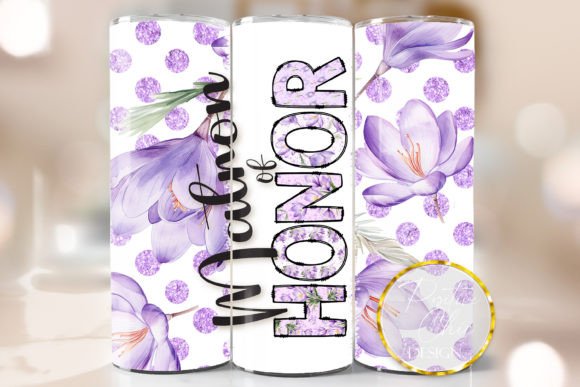 Matron of Honor Tumbler Wrap Design Review