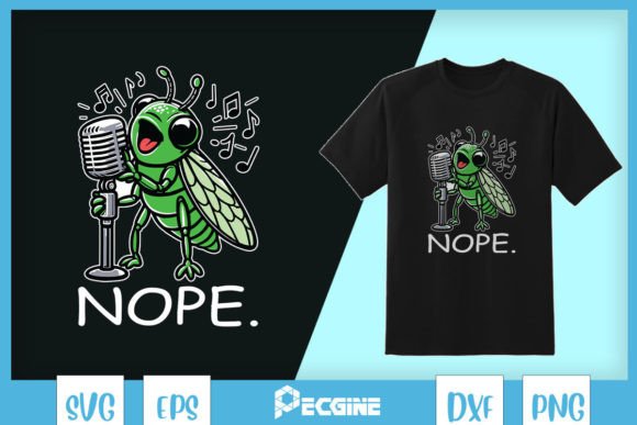Nope Great Cicada Funny Cicada 2024 SVG Review