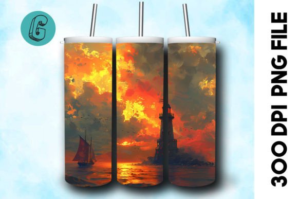 Oil Painting Lighthouse Tumbler Wrap 31 Review