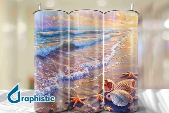 Seashells Sunset Tumbler Wrap 38 Review