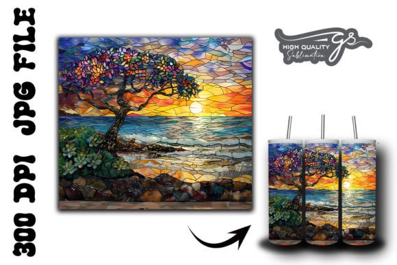 Stained Glass Tree Tumbler Wrap 38 Review