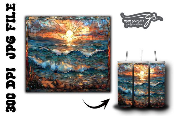 Stained Ocean Tumbler Wrap 40 Review