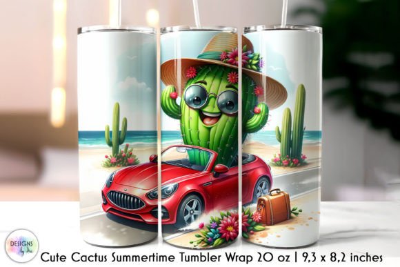 Summer Cactus on the Beach Tumbler Wrap Review