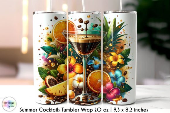 Tropical Summer Cocktail Tumbler Wrap Review