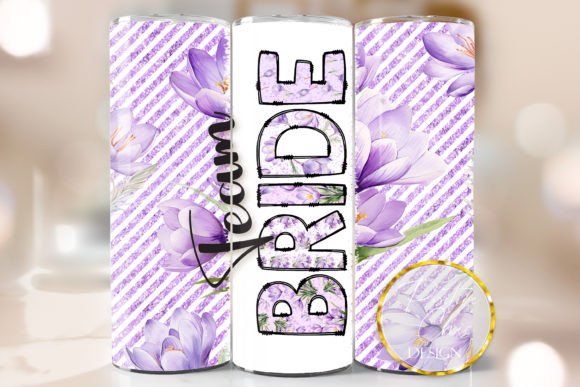 Wedding Tumbler PNG Team Bride Design Review