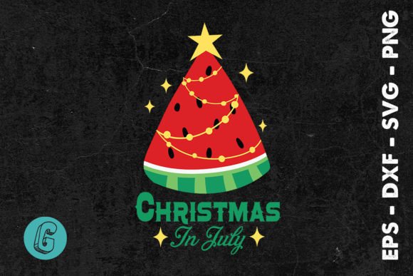 Xmas in July Funny Watermelon Tree SVG Review
